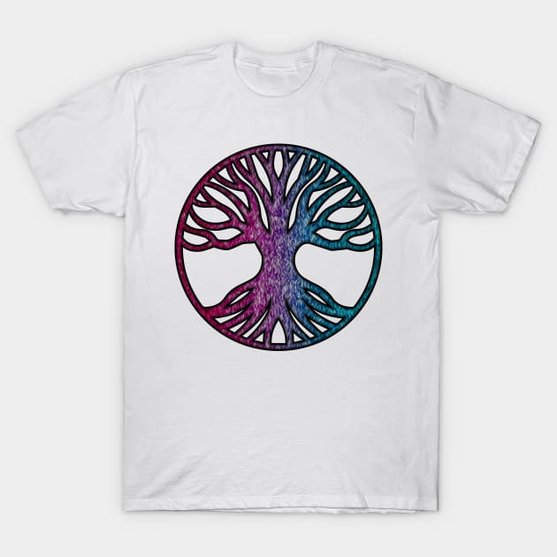 Tree Of Life (Fire and Ice) T-Shirt by JoshG
